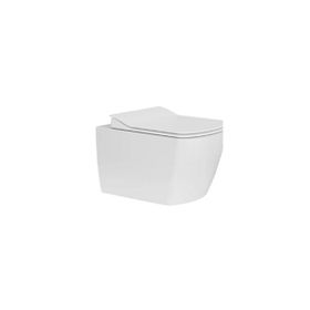 Creavit EG321 Elegant Rim-Off Kanalsız Asma Klozet ve Yavaş Kapanan Klozet Kapağı