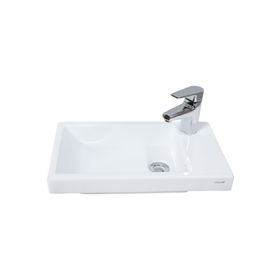 Creavit Elmas 30x50 cm Beyaz Tezgah Üstü Lavabo