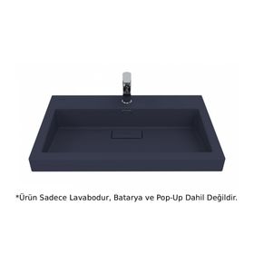 Creavit Epic 80 cm Basalt Mat Etajerli Lavabo
