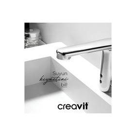 Creavit ES2400 Tek Su Girişli Fotoselli Lavabo Bataryası
