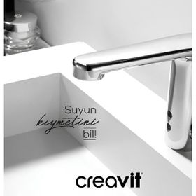 Creavit ES2400 Tek Su Girişli Fotoselli Lavabo Bataryası