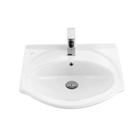 Creavit ET155 Beyaz Etol Etajerli ve Dolap Uyumlu Lavabo