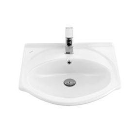 Creavit ET155 Beyaz Etol Etajerli ve Dolap Uyumlu Lavabo
