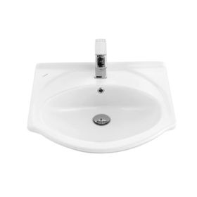 Creavit ET155 Beyaz Etol Etajerli ve Dolap Uyumlu Lavabo