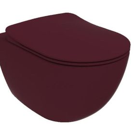 Creavit FE322-00BR00E-0000 Free Rim Off Kanalsız Berry Mat Asma Klozet