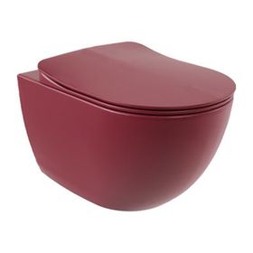 Creavit FE322-00BR00E-0000 Free Rim Off Kanalsız Berry Mat Asma Klozet