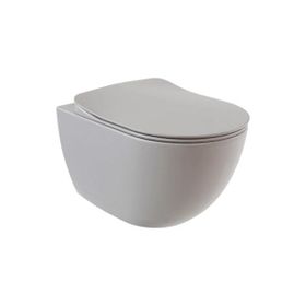 Creavit FE322-00CG00E-0000 Free Rim-Off Cool Grey Mat Kanalsız Asma Klozet