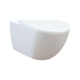 Creavit FE322-00MB00E-0000+SET Free Rim Off Kanalsız İnci Beyaz Asma Klozet