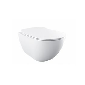 Creavit FE322-00MB00E-0000+SET Free Rim Off Kanalsız İnci Beyaz Asma Klozet