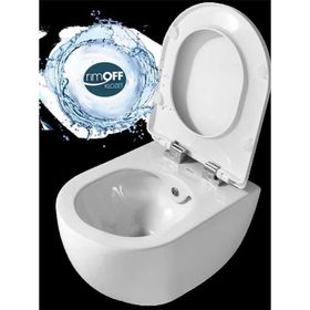Creavit FE322-00MB00E-0000+SET Free Rim Off Kanalsız İnci Beyaz Asma Klozet