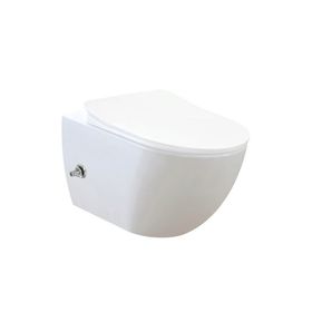 Creavit FE322-34CB00E-0001 Free Rim Off Entegre Soğuk Su Taharet Musluklu Asma Klozet