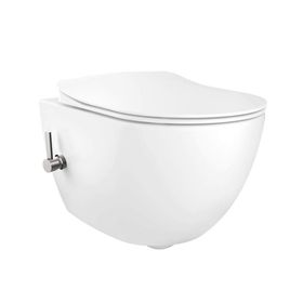 Creavit FE322-34CB00E-0001 Free Rim Off Entegre Soğuk Su Taharet Musluklu Asma Klozet