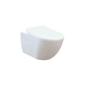 Creavit FE322 Free Rim-off Asma Klozet+Duck Yavaş Kapanan Beyaz Klozet Kapağı