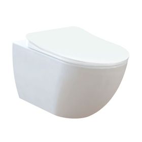 Creavit FE322 Free Rim-off Asma Klozet+Duck Yavaş Kapanan Beyaz Klozet Kapağı