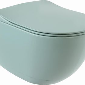 Creavit FE322 Yavaş Kapanır Kapak Nil Yeşili Free Rim-Off Asma Kanalsız Klozet
