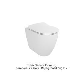 Creavit FE350 Free Duvara Dayalı Tek Klozet ve Kapağı
