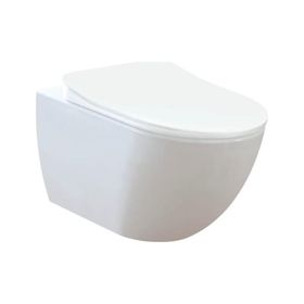 Creavit Free Rim-Off Kanalsız Asma Klozet +Yavaş Kapanan PP Kapak