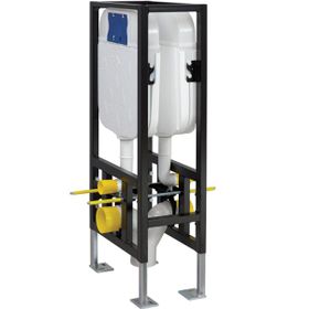 Creavit GR5005 Duvarlar İçi Sırt Sırta Uygulamalı Yere Hızlı Montaj 3-6 lt Gövde Asma Klozetler İçin Alçıpan
