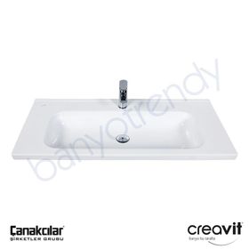 Creavit İdeal 100 cm Etajerli Lavabo