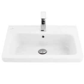 Creavit İpek 45x60 cm Etajerli Mobilya Dolap Uyumlu Lavabo