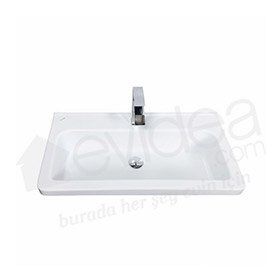 Creavit İpek 80 cm Etajerli Lavabo