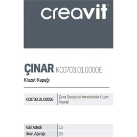 Creavit KC0703.01.0000E Klozet Kapağı