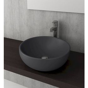 Creavit Loop 45 cm Mat Antrasit Yuvarlak Çanak Lavabo