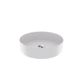Creavit Loop 45 cm Mat Beyaz Yuvarlak Çanak Lavabo