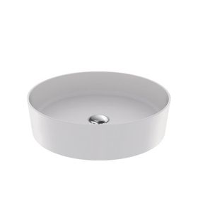 Creavit Loop 45 cm Mat Beyaz Yuvarlak Çanak Lavabo