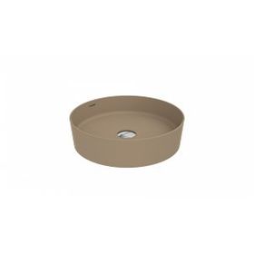 Creavit Loop 45 cm Mat Cappuccino Yuvarlak Çanak Lavabo