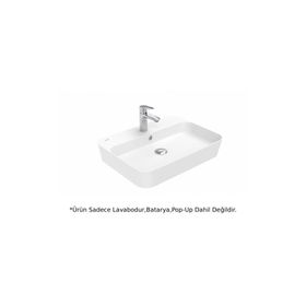 Creavit LP040 LOOP Beyaz 60 cm Masa Üstü İnce Lavabo