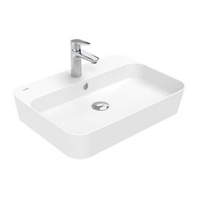 Creavit LP061-00CB00E-0000 Loop 45x60 cm Beyaz Dikdörtgen Çanak Lavabo