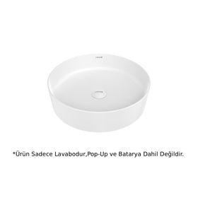 Creavit LP145-00CB00E-0000 Loop 45 cm Yuvarlak Çanak Lavabo