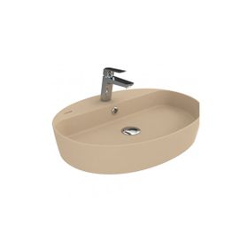Creavit LP160 Loop 40x60 cm Mat Cappuccino Oval Çanak Lavabo