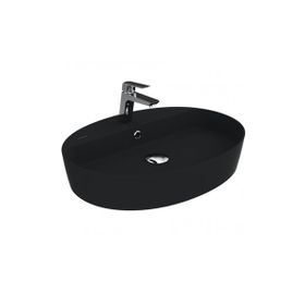 Creavit LP160 Loop 40x60 cm Mat Siyah Oval Çanak Lavabo