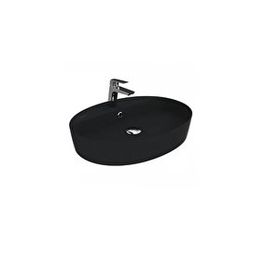Creavit LP160 Loop 40x60 cm Mat Siyah Oval Çanak Lavabo