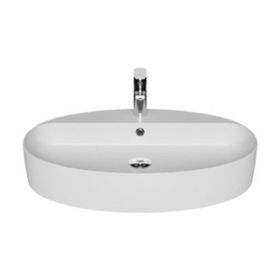 Creavit LP171-00CB00E-0000 Loop 40x70 cm Beyaz Oval Çanak Lavabo