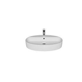 Creavit LP171-00CB00E-0000 Loop 40x70 cm Beyaz Oval Çanak Lavabo