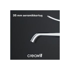 Creavit LU2500 Lua Gri Banyo Bataryası Armatürü