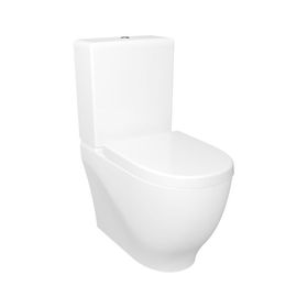 Creavit MA361+MA410+SET Mare Rim-Off Duvara Tam Dayalı Beyaz Kanalsız Klozet Seti