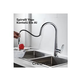 Creavit MF8858S Spiralli Mutfak Armatürü