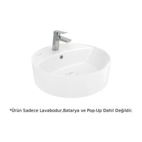 Creavit NC046 Nice Beyaz 45 cm Tezgah Üstü Lavabo