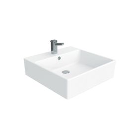 Creavit Next 50x50 cm Düz Kare Setüstü Lavabo