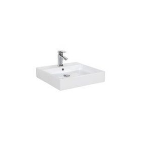 Creavit Next 50x50 cm Düz Kare Setüstü Lavabo