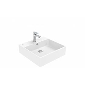 Creavit Next 50x50 cm Düz Kare Setüstü Lavabo