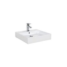 Creavit Next 50x50 cm Düz Kare Setüstü Lavabo