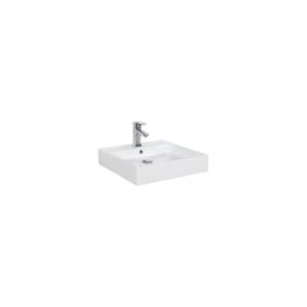 Creavit Next 50x50 cm Düz Kare Setüstü Lavabo