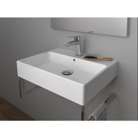 Creavit Next Tezgah Üstü 40x50 cm Kare Lavabo