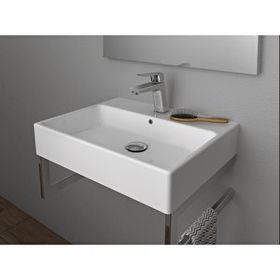 Creavit Next Tezgah Üstü 40x50 cm Kare Lavabo