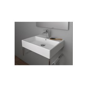Creavit Next Tezgah Üstü 40x50 cm Kare Lavabo